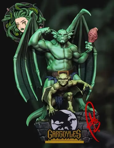 Gargoyles Broadway And Lex Mb Archivos Stl Para Impresión 3d