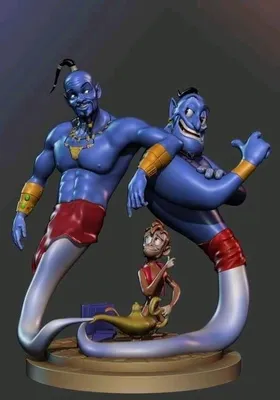 Genio Archivo STL Impresión 3D