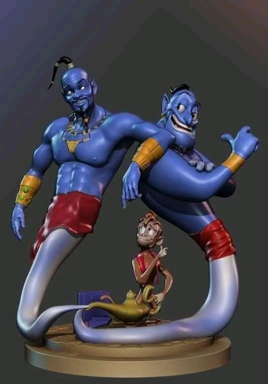 Genio Archivo STL Impresión 3D