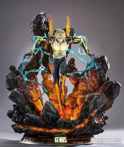 Genos One Punch Man Archivo STL OBJ para Impresion 3D