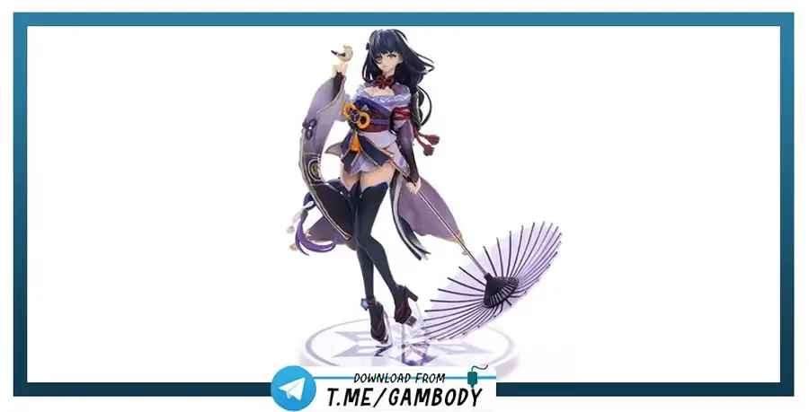 Genshi Archivo STL OBJ para Impresion 3D