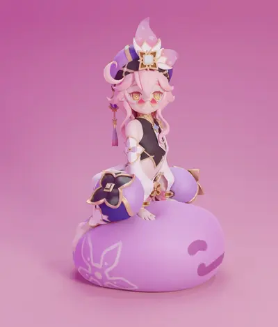 Genshin Dori Archivo STL OBJ para Impresion 3D