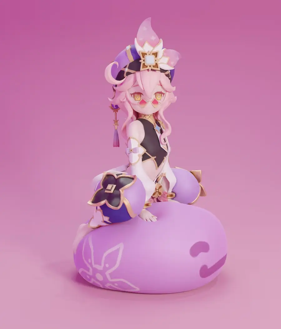 Genshin Dori Archivo STL OBJ para Impresion 3D