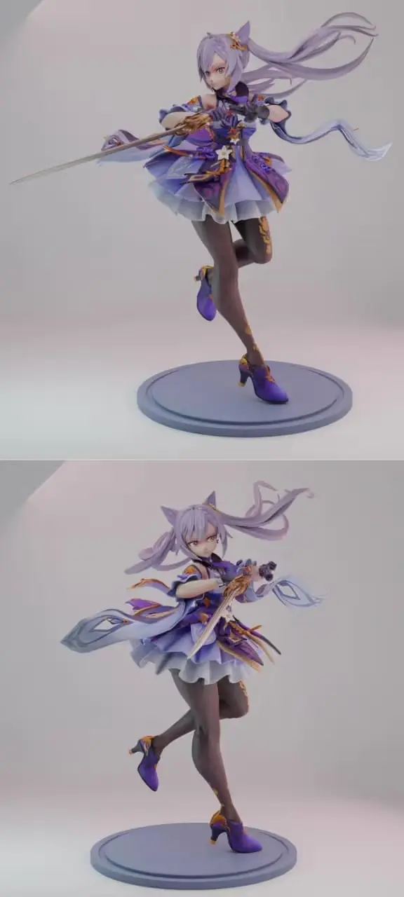 Genshin Impact Keqing Archivo Stl Para Impresion 3D