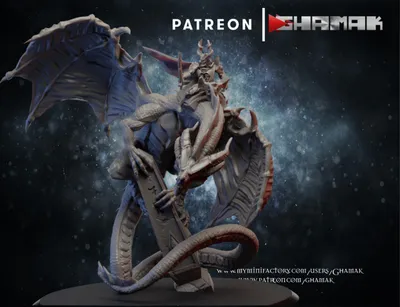 Ghamak Dragon Archivo STL Impresión 3D