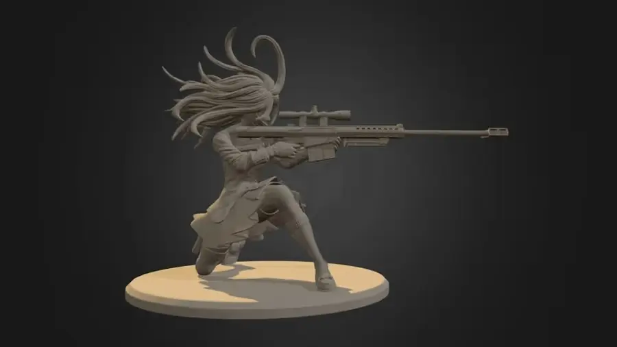 Girl Archivo Stl Para Impresion 3D