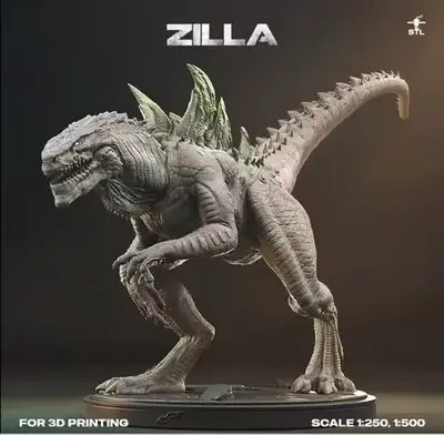 Godzilla 1998 (zilla) Gambody Archivo Para Impresión 3d