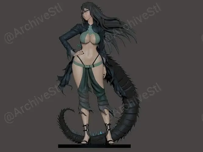 Godzilla Waifu Gojira Archivo Stl Para Impresion 3D