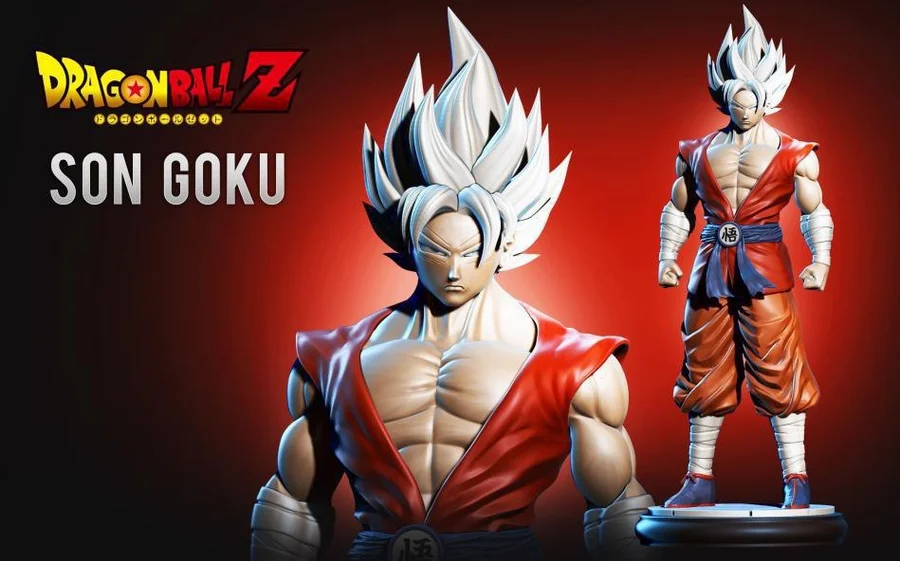 Goku High Def  Archivo STL Impresión 3D