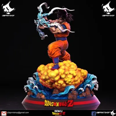 Goku Nube Voladora Archivo STL Impresión 3D