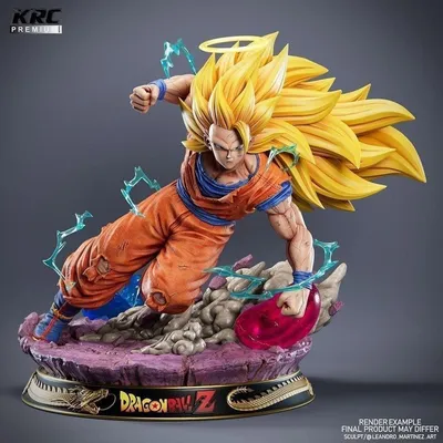 Goku Ssj3 Archivo STL Impresión 3D