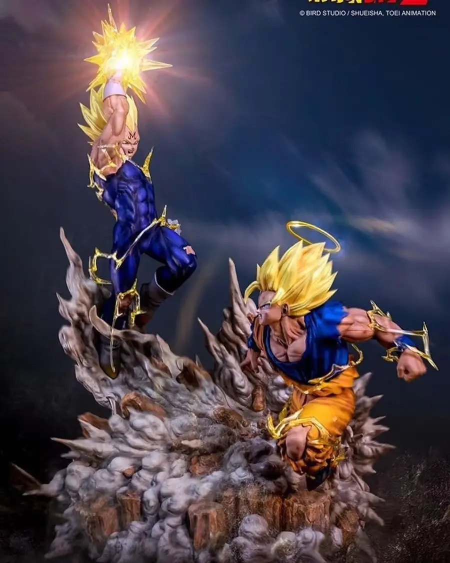 Goku vs Vegeta DBZ Archivo STL OBJ para Impresion 3D