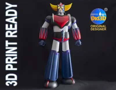 Goldorak Archivo Stl Para Impresion 3D