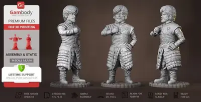 Got Tyrion Gamebody Archivos Stl Impresión 3d