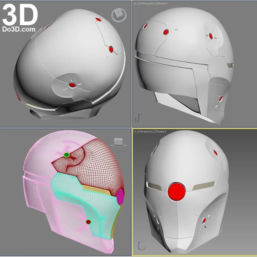 Gray Fox Helmet Metal Gear Archivo STL Impresión 3D