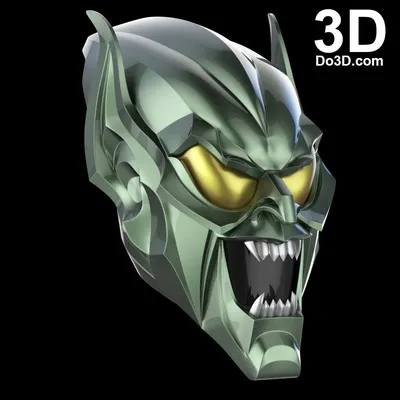 Green Goblin Helmet Mask Raimi Spider Man Archivo STL Impresión 3D