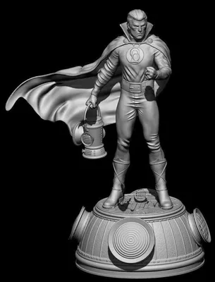 Green Lantern Golden Age Alan Scott Archivo STL Impresión 3D