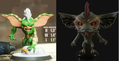 Gremlins Chibi X 2 Archivos Stl Para Impresión 3d