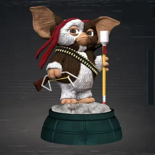 Gremlins Gizmo Rambo Archivos Stl Impresión 3d