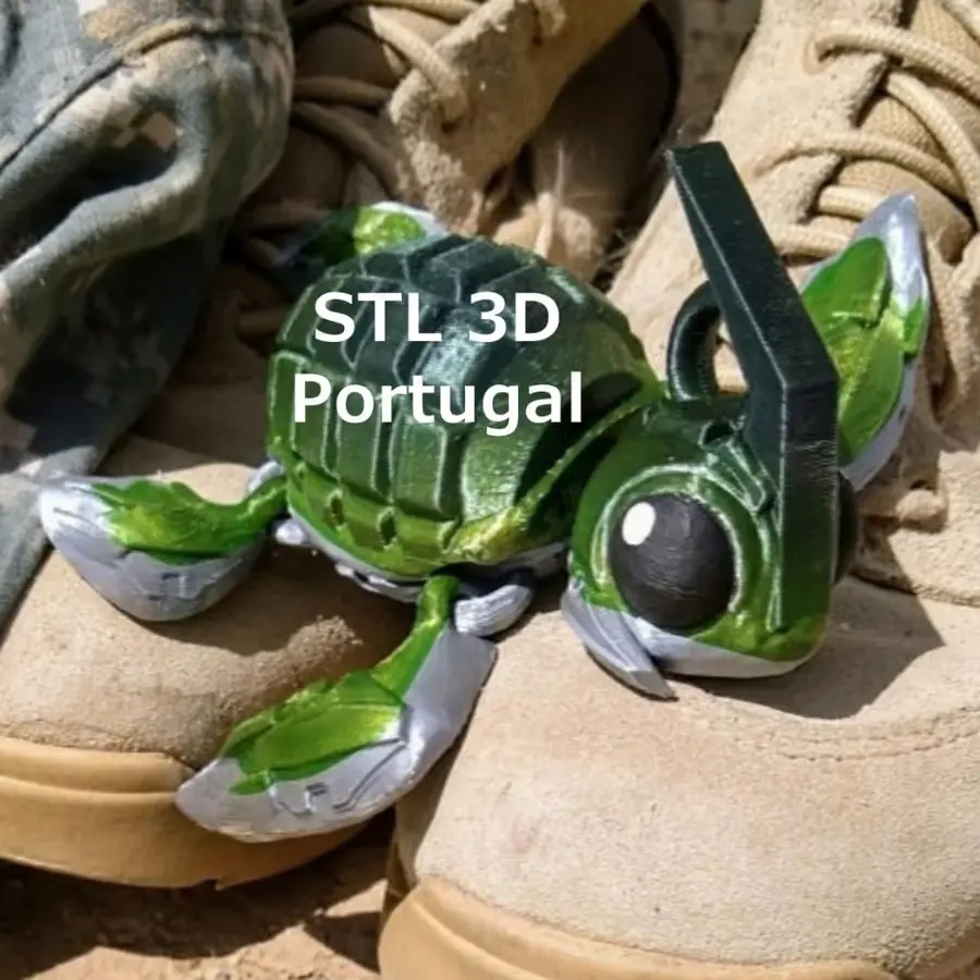 Grenurtle Archivo Stl Obj Para Impresion 3D