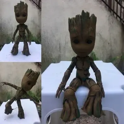 Groot Articulado Archivo Stl Obj Para Impresion 3D