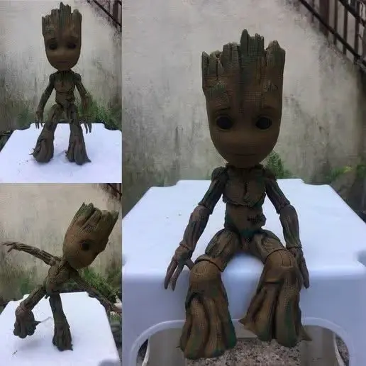 Groot Articulado Archivo Stl Obj Para Impresion 3D