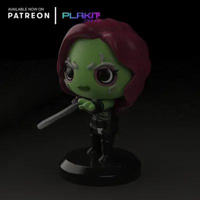 Guardians Of Galaxy Gamora Archivo STL Impresión 3D