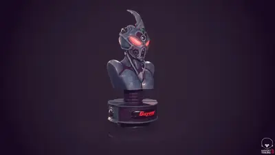 Guyver Busto 2 Archivo Stl Para Impresion 3D