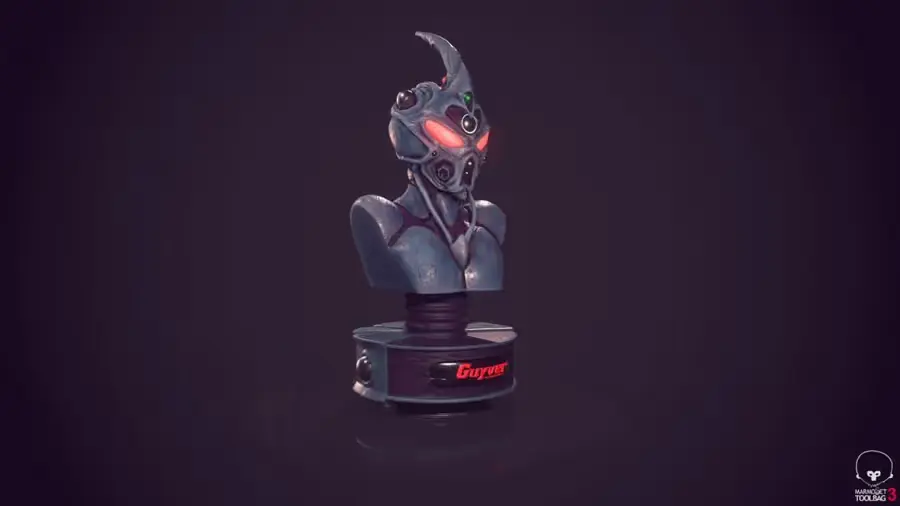 Guyver Busto 2 Archivo Stl Para Impresion 3D