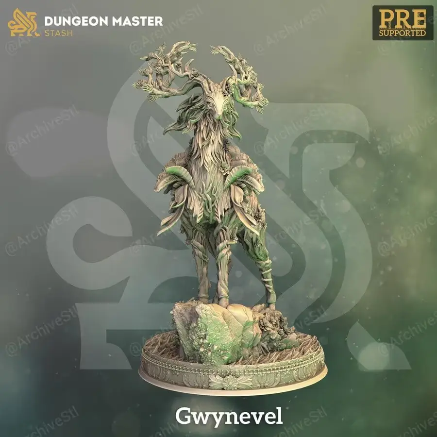 Gwynevel The Guardian Fringe Archivo Stl Para Impresion 3D