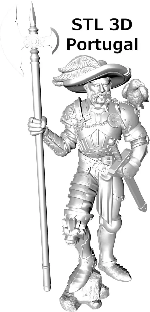 Halberdier Of Empire Of Man Archivo Stl Para Impresion 3D