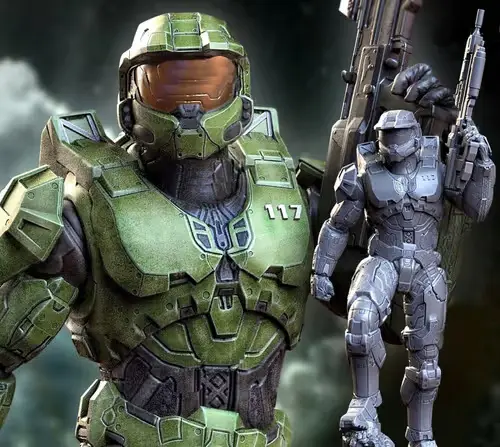 Halo Master Chief Snx Archivo Stl Para Impresión 3d