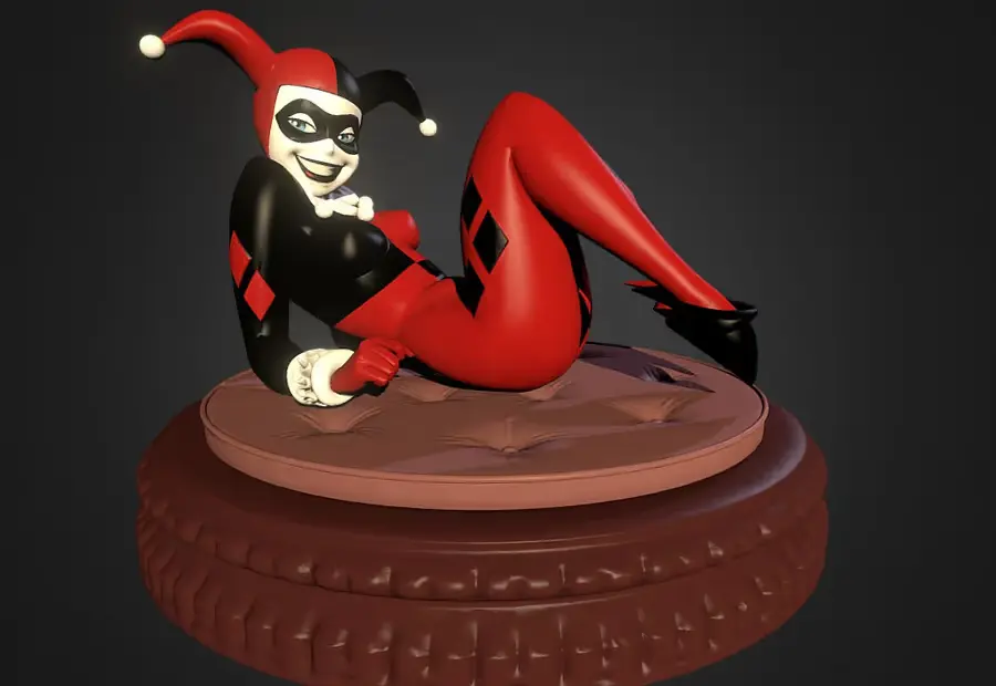 Harley Quinn Animated Archivo Stl Para Impresion 3D