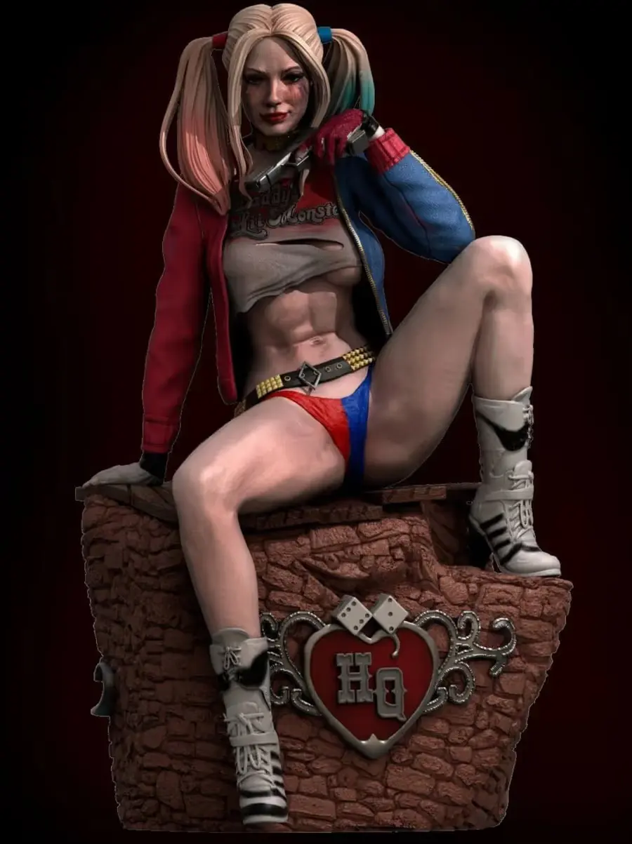Harley Quinn Archivo Stl Para Impresion 3D