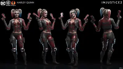 Harley Quinn Injustice 2 Archivo Stl Para Impresion 3D