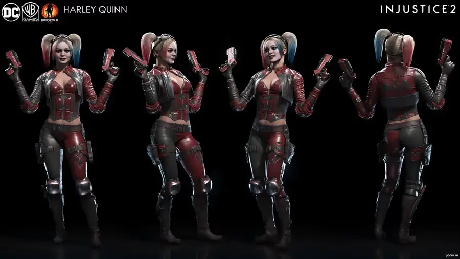 Harley Quinn Injustice 2 Archivo Stl Para Impresion 3D