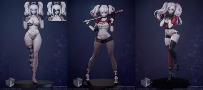 Harley Quinn Suicide Squad Archivo Stl Para Impresion 3D