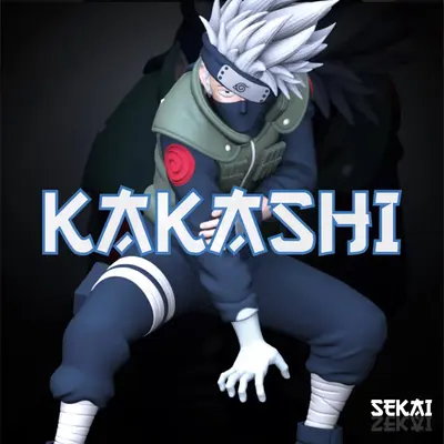 Hatake Kakashi Archivo Stl Para Impresion 3D