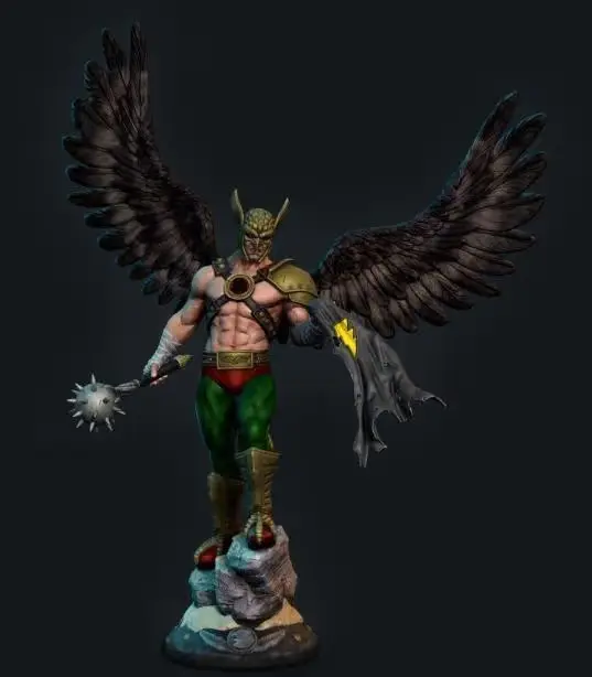 Hawkman Archivo Stl Para Impresion 3D