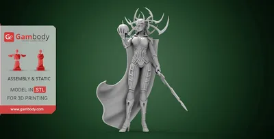 Hela Thor Archivo STL Impresión 3D