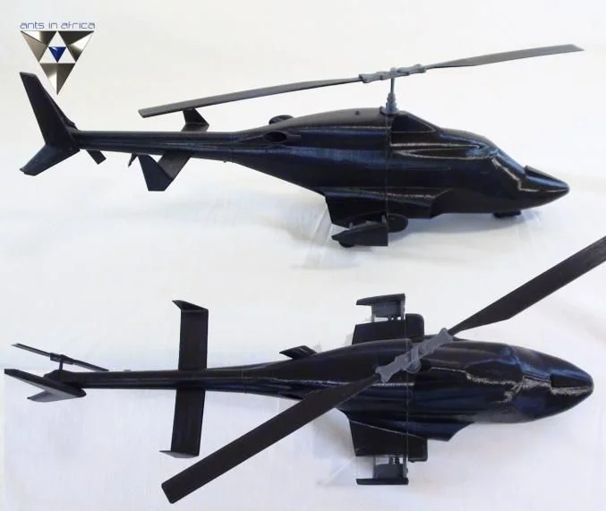 Helicoptero Airwolf  Archivo STL Impresión 3D