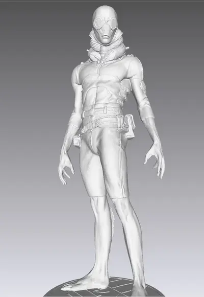 Hell Boy Sapien Archivo Stl Para Impresion 3D