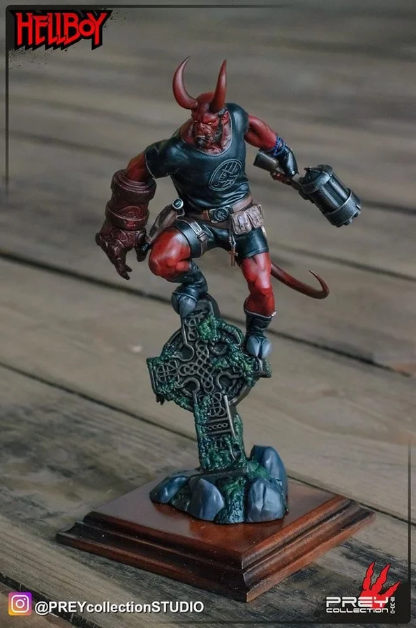 Hellboy Archivo STL Impresión 3D