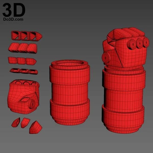 Hellboy Gauntlet Archivo STL Impresión 3D