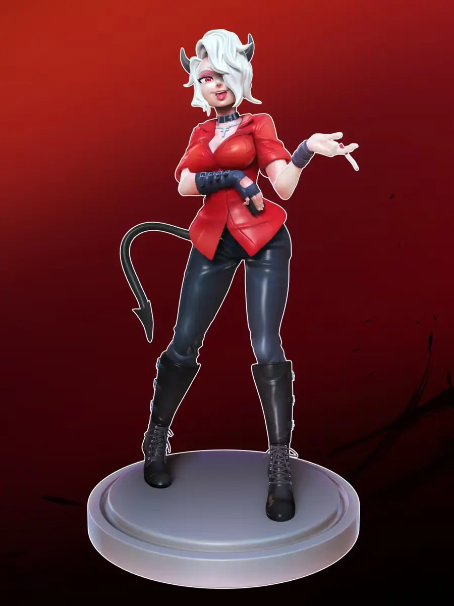 Helltaker Zdrada Archivo Stl Para Impresion 3D