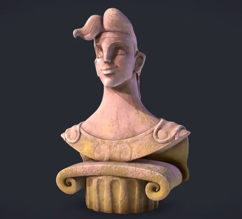 Hercules Busto Archivo Stl Obj Para Impresion 3D