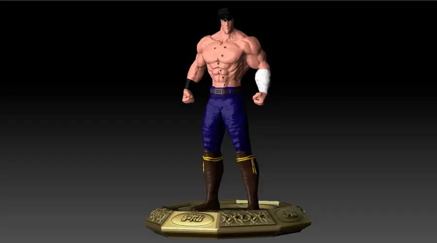 Hokuto No Ken Stl Archivo Stl Para Impresion 3D