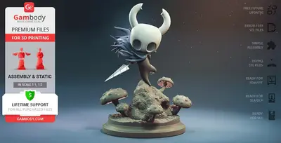Hollow Knight Diorama Archivo Stl Para Impresion 3D