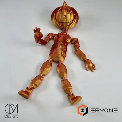 Hombre Calabaza Archivo STL OBJ para Impresion 3D