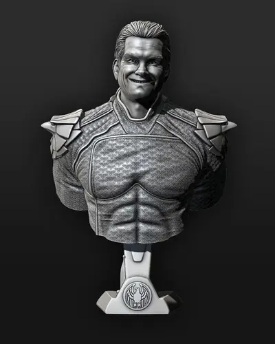 Homelander Busto Archivo Stl Para Impresion 3D